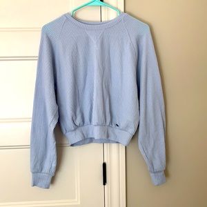 Hollister, crop top crew, blue, women’s xs, new